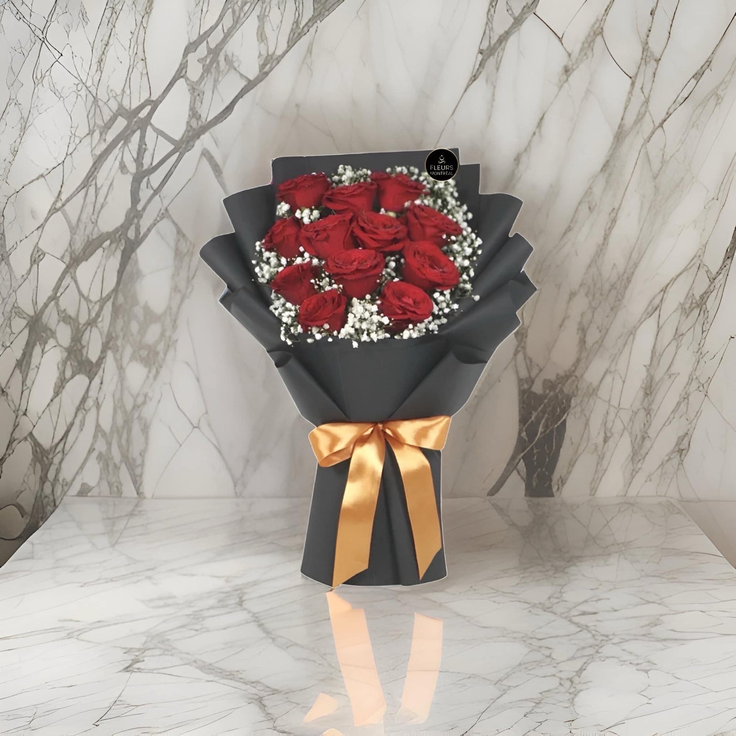 B (12 RED ROSES )