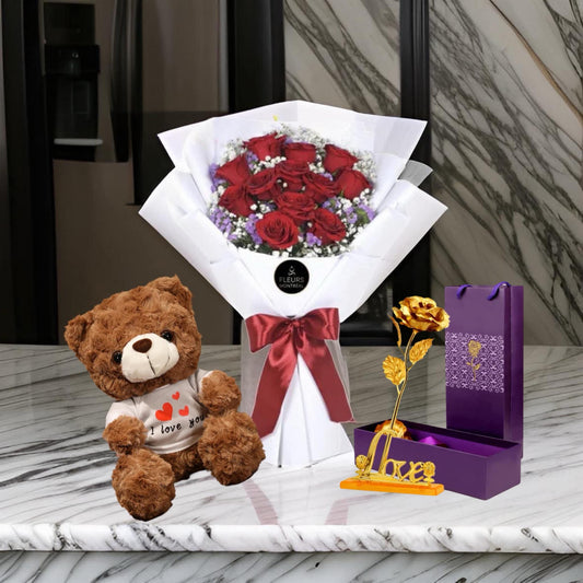 F-2 ( 12 RED ROSES )