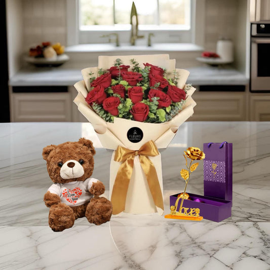 H-2 ( 12 RED ROSES )