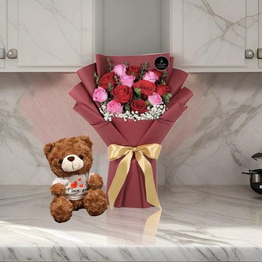 H-1 ( 12 RED ROSES )