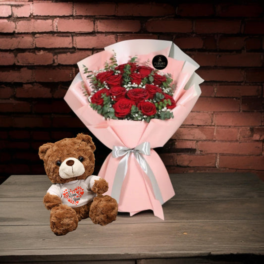 L-1 ( 12 RED ROSES )