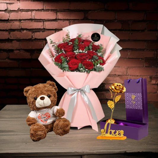 L-2 ( 12 RED ROSES )