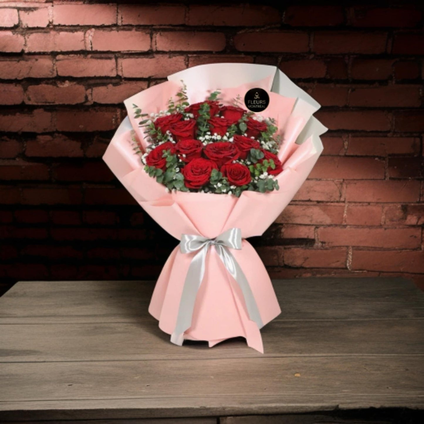 L ( 12 RED ROSES )