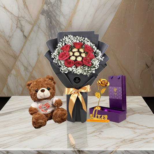 N-2 (8 RED ROSES& FERRERO)