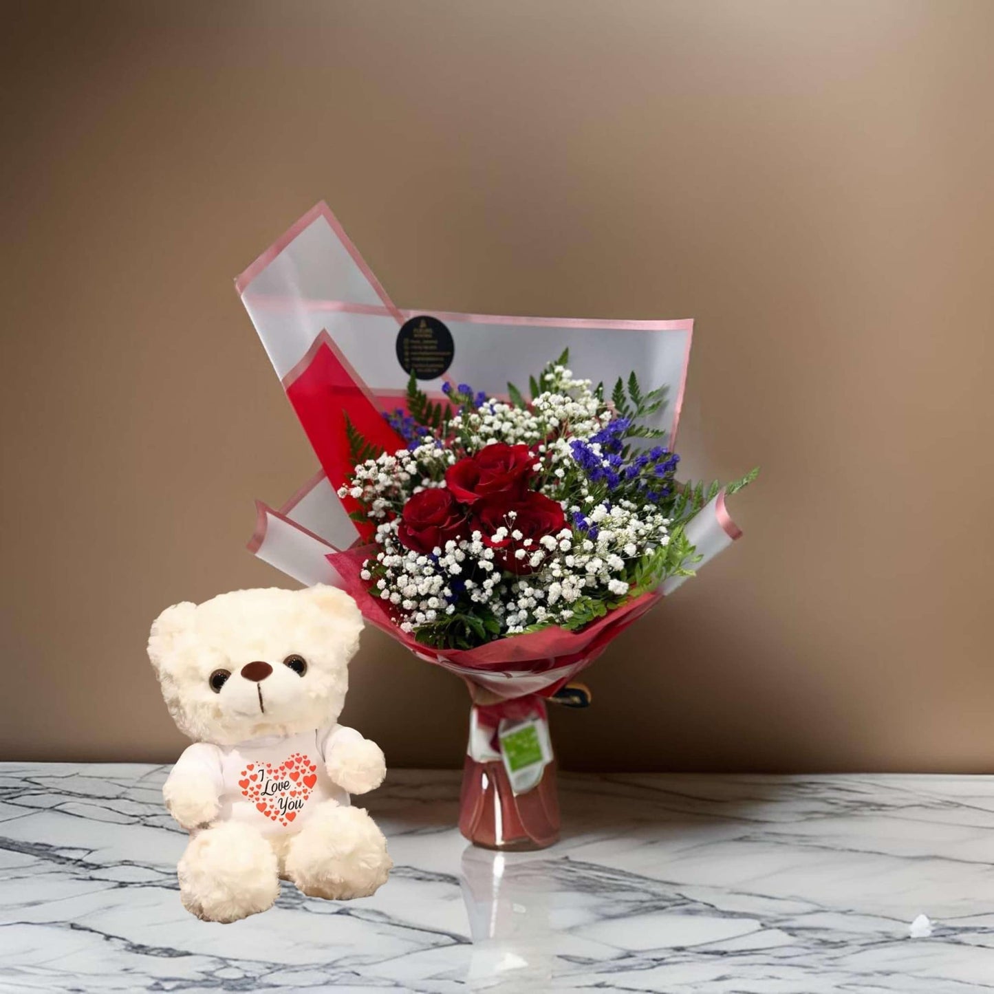 U-1 ( 3 RED ROSES )