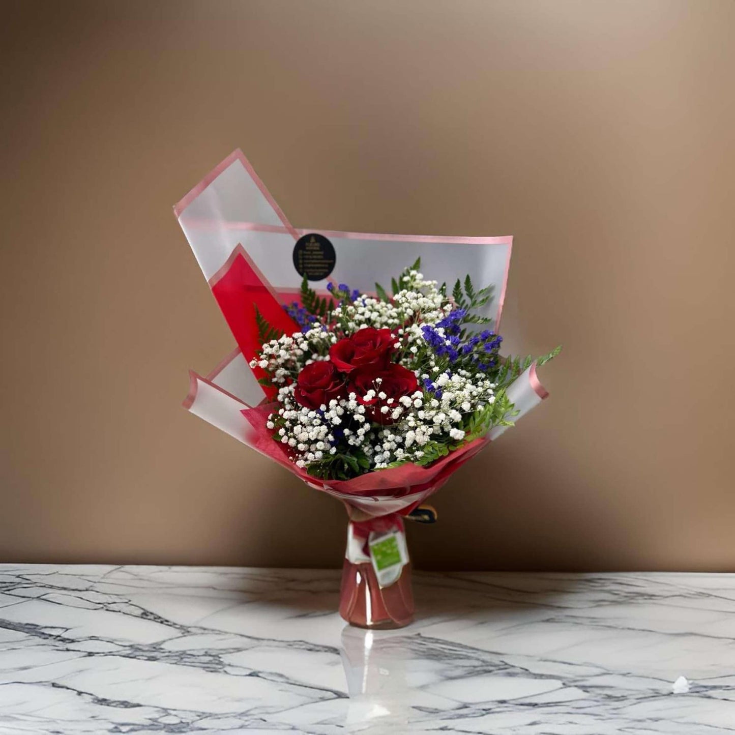 U ( 3 RED ROSES )