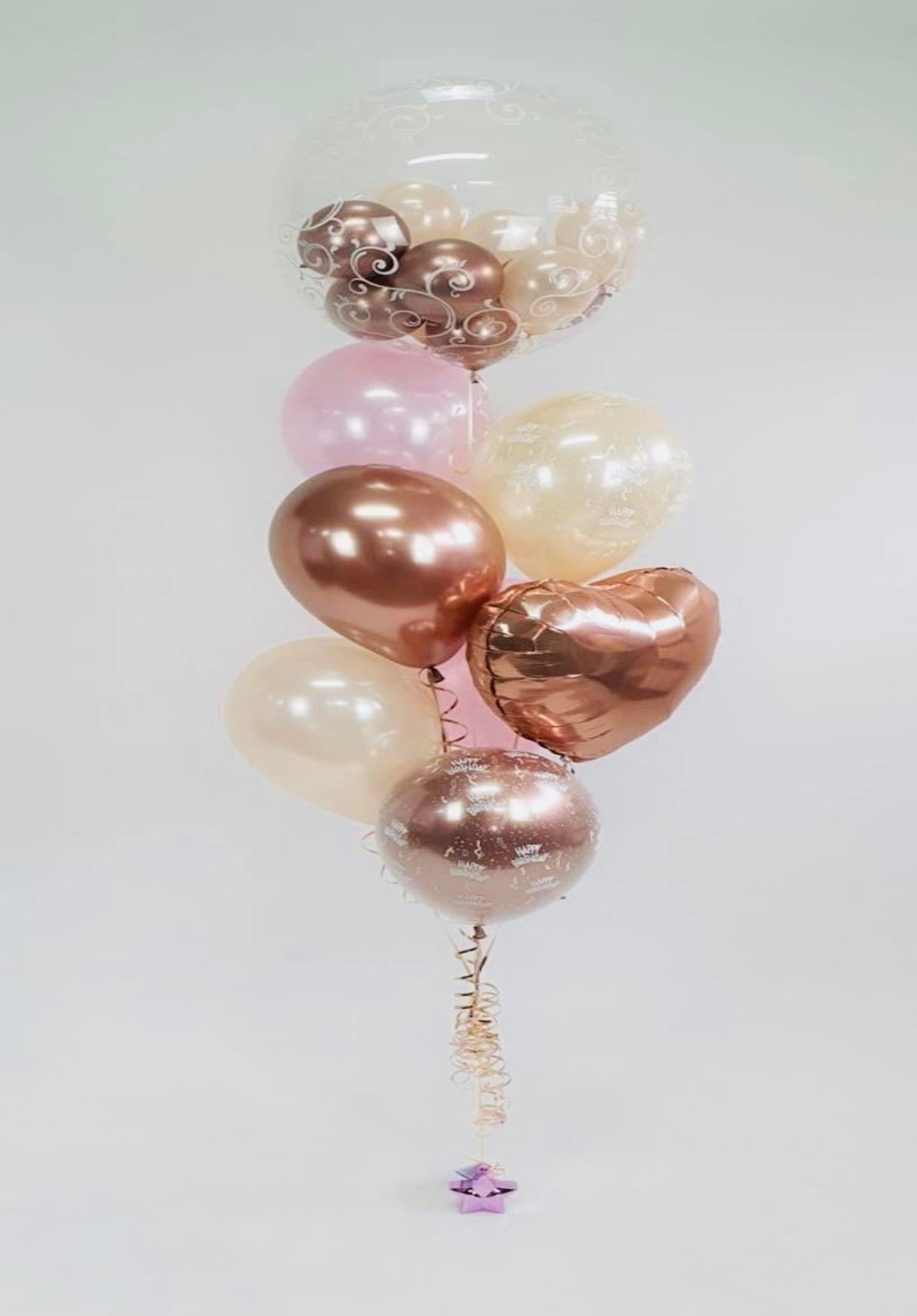 Ballons Bouquet Rose