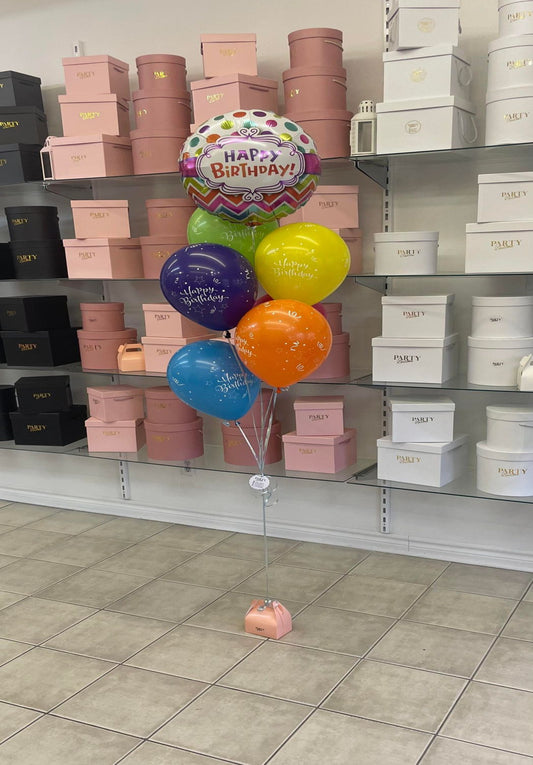 Ballon bouquet d'anniversaire