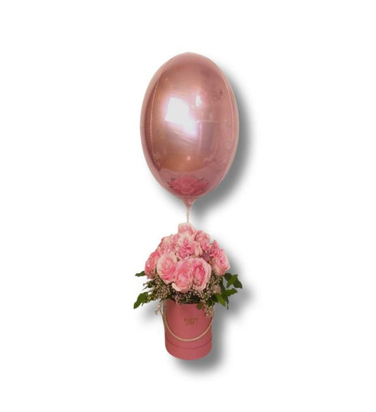 Boule rose Luxe 8' boîte