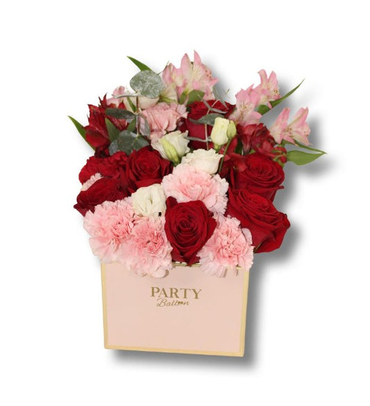 Rose clair " Boîte moyenne 6 po "