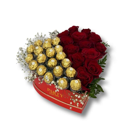 Fleurs rouges et choclot