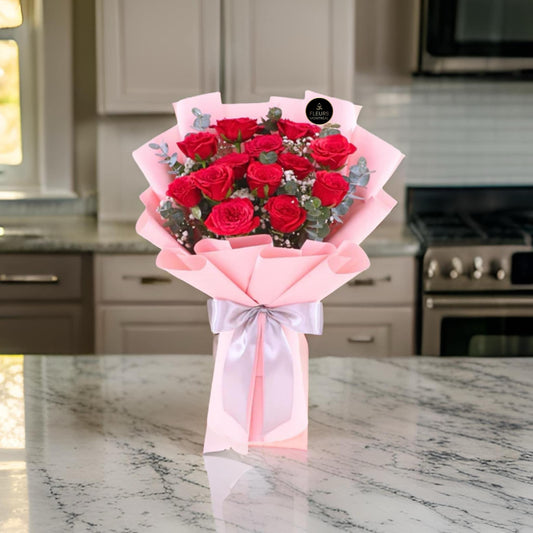 C (12 RED ROSES )