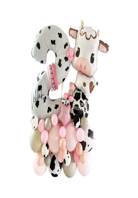 Cow Birthday Balloon