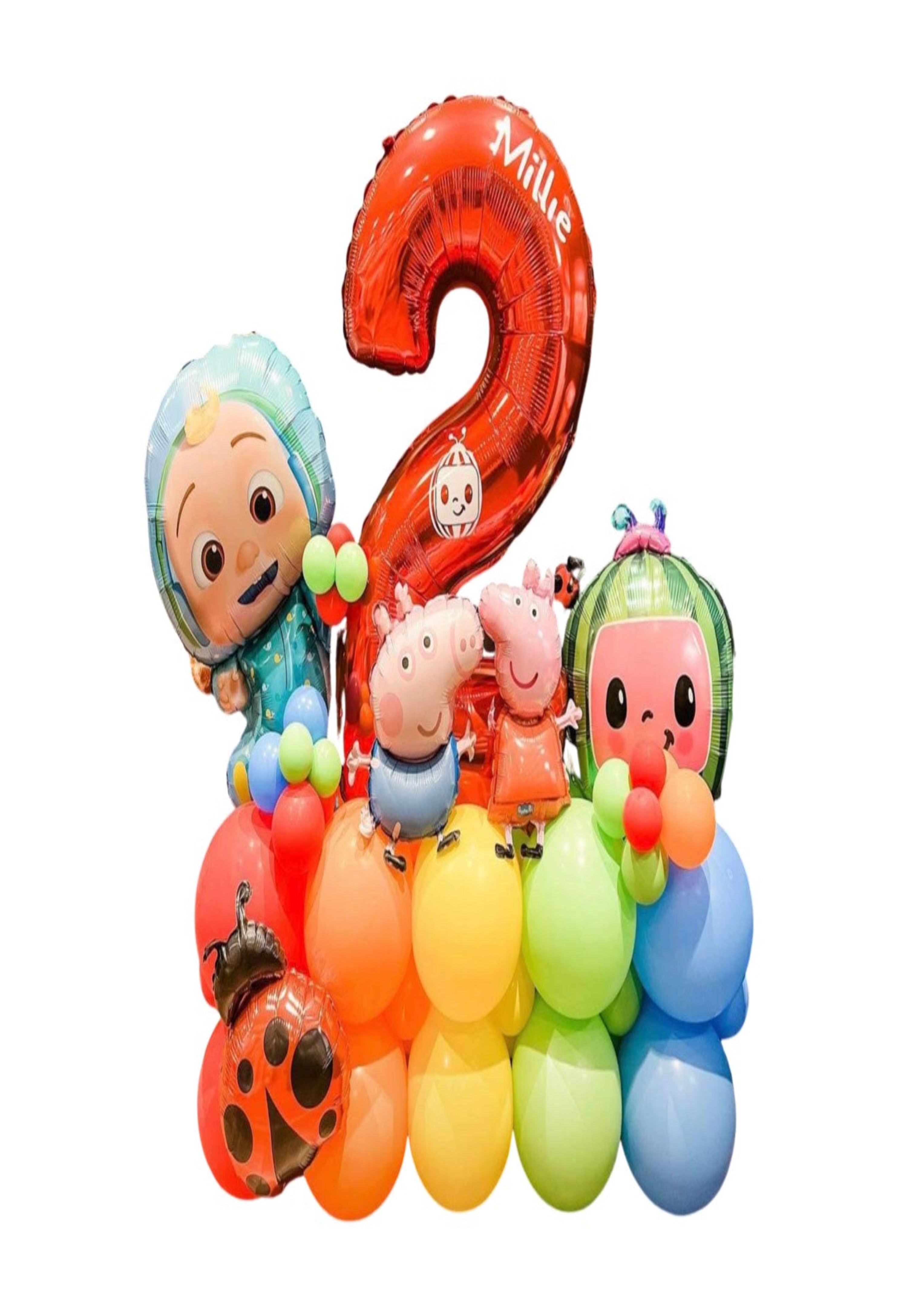 CocoMelon folie ballon 45cm voor helium of lucht CocoMelon folie ballon 45cm voor helium of lucht