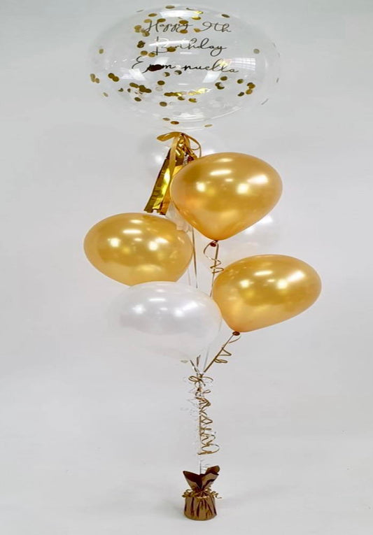 Gold Bouquet balloon